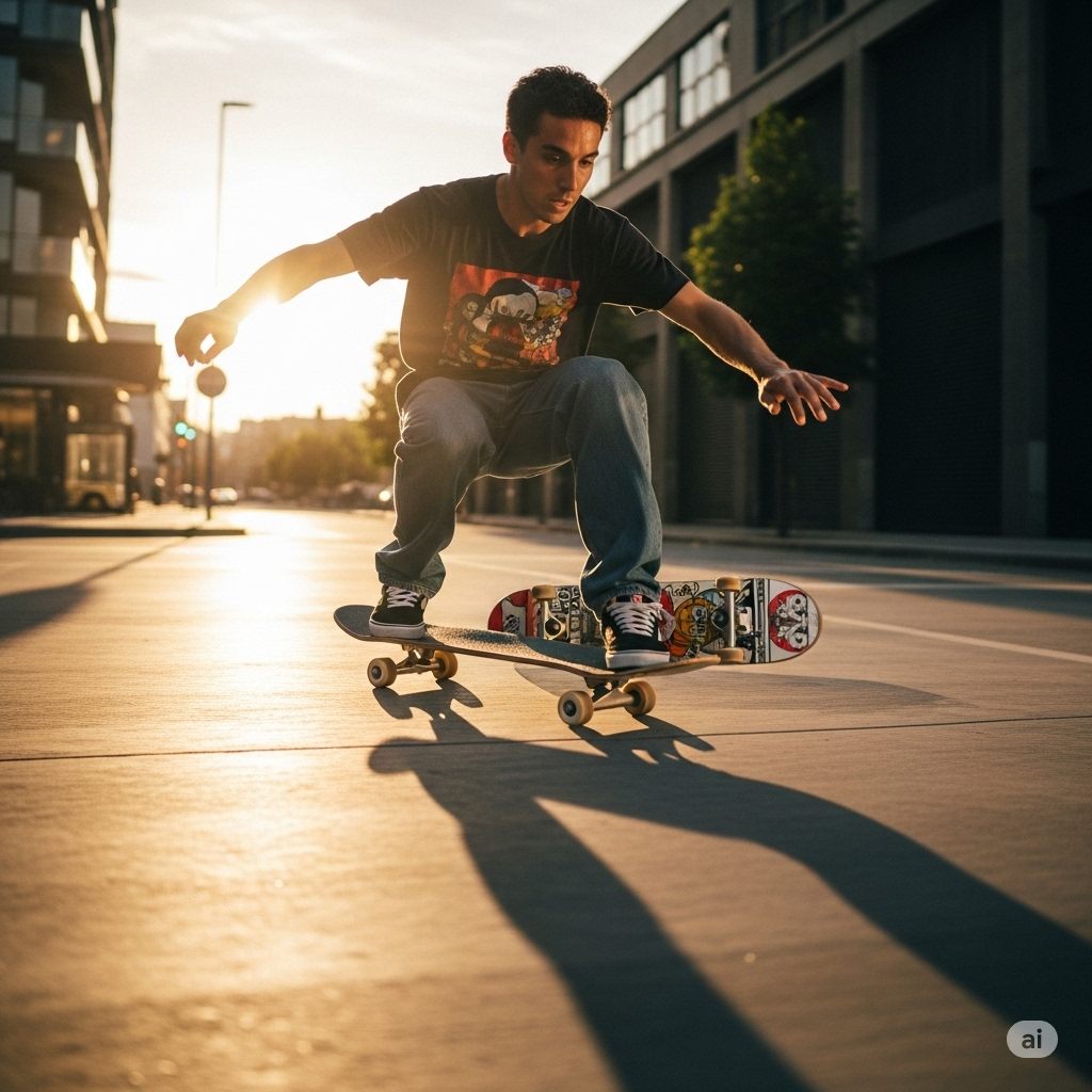 Tips menjaga keseimbangan dalam skateboard