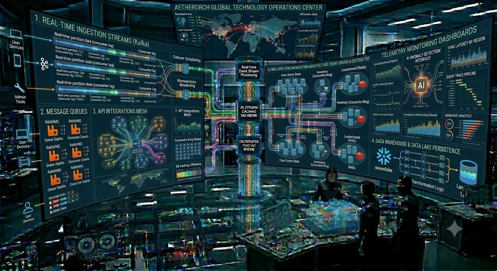 Analisis data synchronization pada platform slot digital